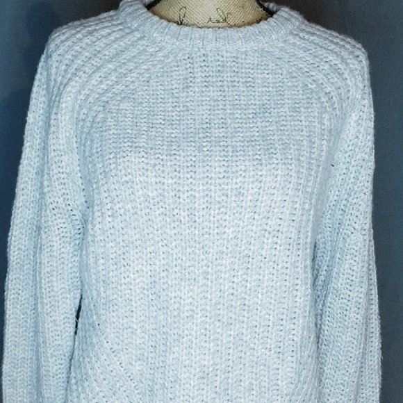 A NEW DAY - EUC Light Grey Crewneck Pullover Sweater, Sz M - Picture 3 of 6